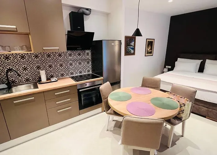 Stone House With Cute Terrase Split